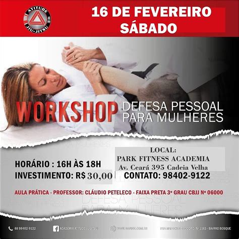 Workshop De Defesa Pessoal Para Mulheres Será Realizado Dia 16 Em Rio