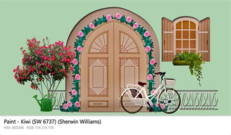 Sherwin Williams Kiwi SW 6737 Paint Color Codes Similar Paints And