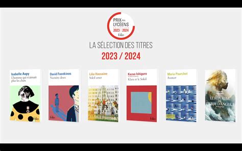 Prix des Lycéens Folio 2023 2024 Perfecto Groupe