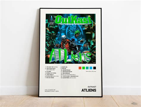 Outkast - ATLiens Album Cover Poster | Album covers, Outkast, Album