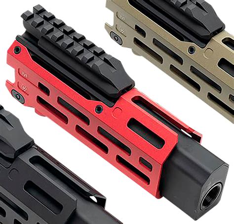 Strike Industries Cevohg6red Strike 6″ M Lok Red Aluminum With Faux