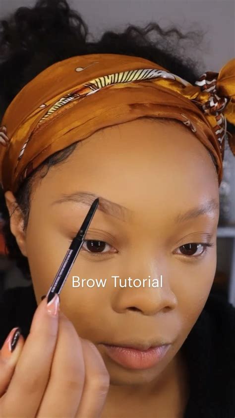 Quick And Easy Brow Tutorial For Beginners Using A Brow Pencil