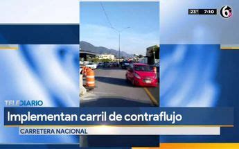 Implementan Carril De Contraflujo En La Carretera Nacional Telediario