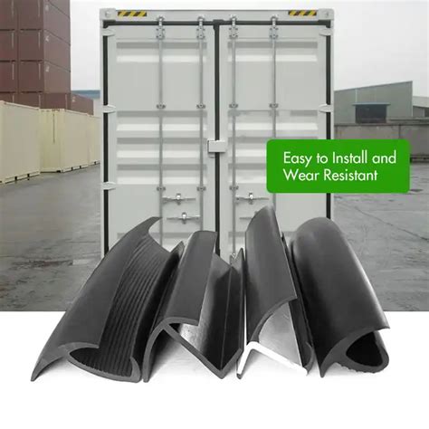 Shipping Container Door Epdm Insulation Pvc H Shape Container Door