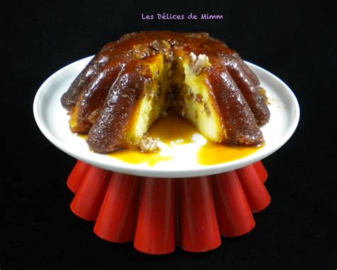 Gâteau de semoule au caramel et aux raisins secs Les Délices de Mimm