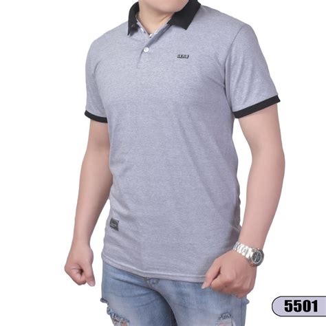 Jual Polo Shirt Levin Premium Kaos Kerah Bermotif Kaos Kerah Shanghai