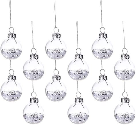 Sass And Belle Mini Baubles Set Of 12 Glass Christmas Tree Etsy Uk