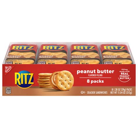 Save On Nabisco Ritz Cracker Sandwiches Peanut Butter 8 Ct Order