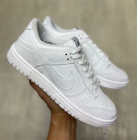 T Nis Sb Dunk Low Branco Rede Sneakers