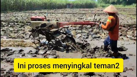 Membajak Sawah Dengan Traktor G1000 Hasilnya Sangat Memuaskan Mantaaaap Youtube