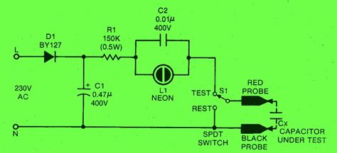 Capacitor Tester In Circuit