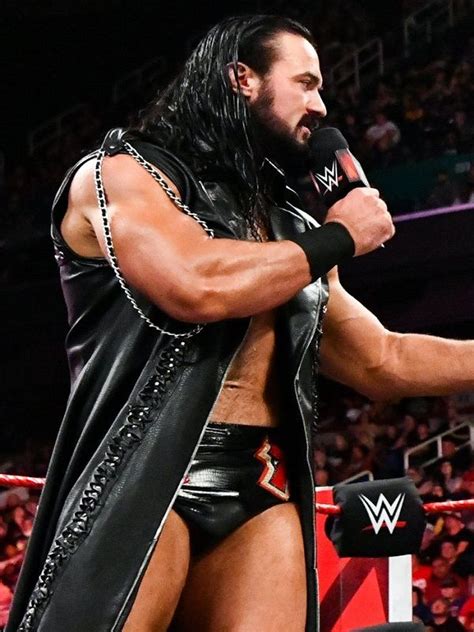 American Professional Wrestler Drew Mcintyre Leather Trench Coat Drew