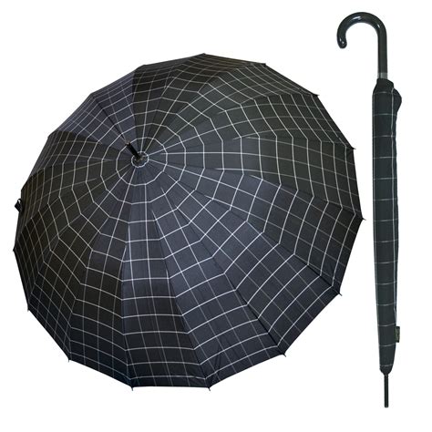 Зонт Ame Yoke Umbrella (Japan), Полуавтомат, Трость, черный купить по ...