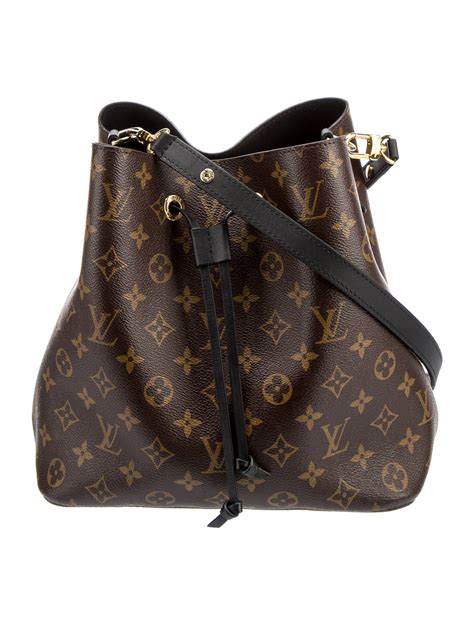 Louis Vuitton Monogram NéoNoé MM Brown Bucket Bags Handbags