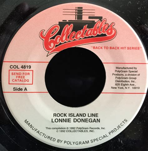 Lonnie Donegan / Sil Austin - Rock Island Line / Slow Walk (1992, Vinyl ...