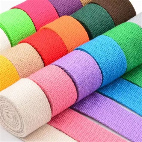 5 Meters 25mm Canvas Ribbon Belt Bag Webbing Nylon Webbing Knapsack