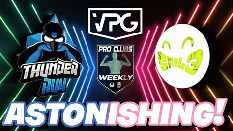 Fifa Competitive Pro Clubs V Vpg Esports Premier Thunder