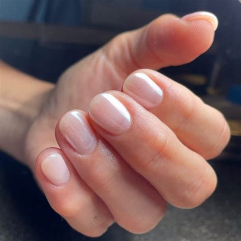 Glazed Donut Nails To Try Yourself Light Pink Glazed Donut Nails