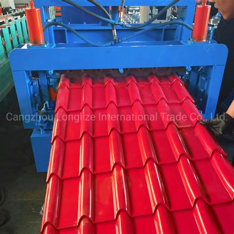 Glazed Tile Metal Roof Sheet Roll Forming Machine China Glazed Tile