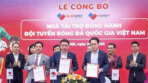 VNPAY trở thành đối tác đồng hành cùng đội tuyển bóng đá Quốc gia Việt