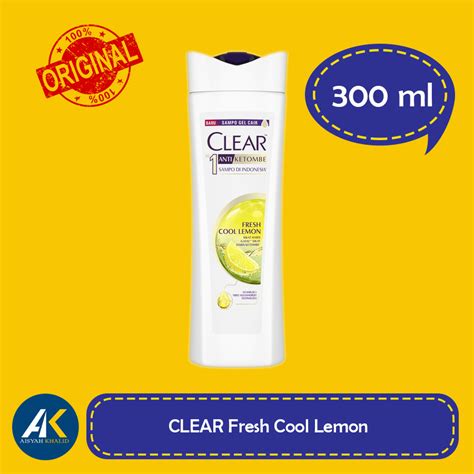 Jual Clear Shampoo Lemon Cool 300 Ml Clear Shampo Anti Ketombe Lemon