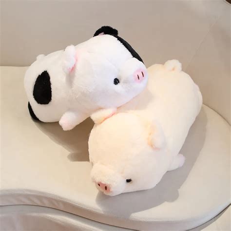 Pig Cow Stuffed Animal | 40/50cm Long Plush Pig Cow Stuffed - Fluffy ...