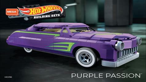 Mega Instructions Hot Wheels Hdj96 Purple Passion Youtube