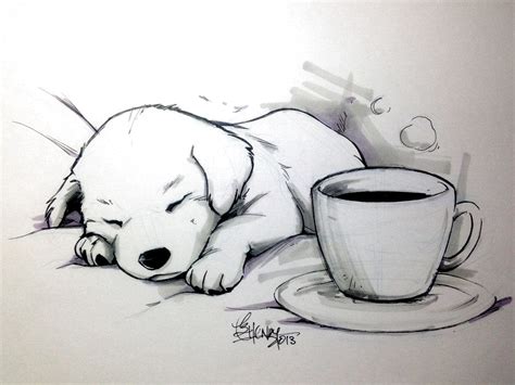 Cute hondje leuke uitdaging om te tekenen | Animal drawings, Drawings ...