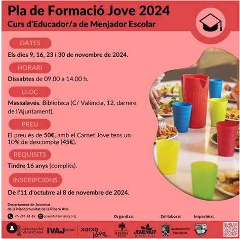 Vuelve el Plan de Formación Joven 2024 Alberic