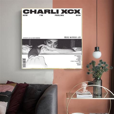 Charli Xcx How Im Feeling Now Music Album Cover Silk Etsy