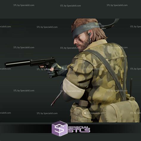 Naked Snake Metal Gear Solid Digital Sculpture SpecialSTL