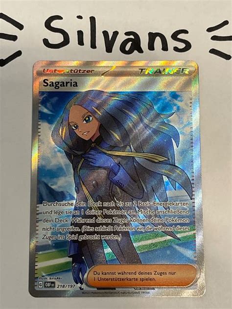 Sagaria Full Art Trainer Obsidian Flammen Flammes Deutsch Kaufen Auf