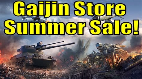 War Thunder Gaijin Store Summer Sale Youtube