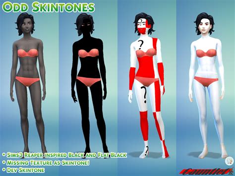 Odd Skintones - The Sims 4 Create a Sim - CurseForge