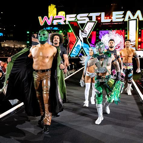 Rey Mysterio And Andrade Wrestlemania Xl April Wwe Photo