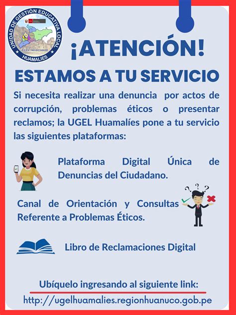 Plataforma Para Denuncias Orientaciones Y Reclamos Campañas Unidad