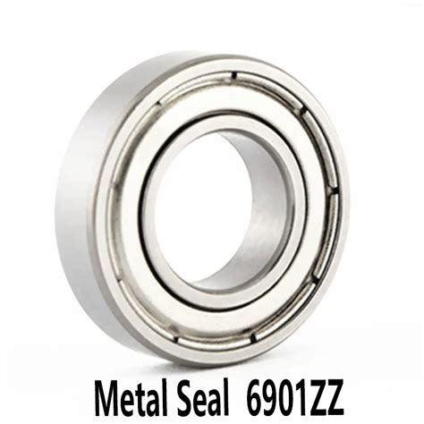 5pcs Lot 6901ZZ Deep Groove Ball Bearing Metal Seal 6901 ZZ 6901ZZ 12