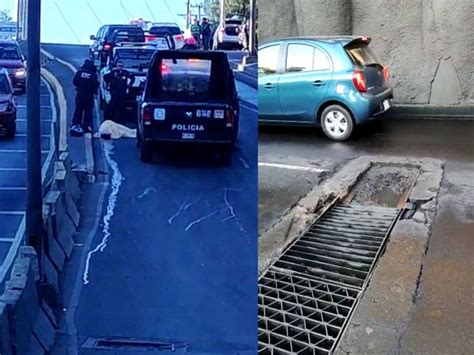 Motociclista Cae En Coladera Y Muere Circulaba En Calles De La Lvaro