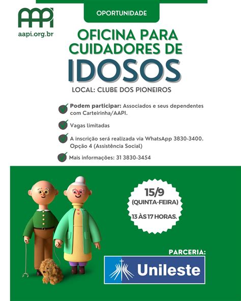 Oficina Para Cuidadores De Idosos Aapi