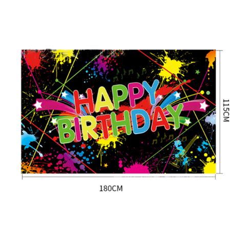 Happy Birthday Backdrop Banner Ifirst