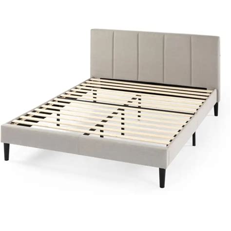 Upholstered Low Profile Platform Bed VigsHome