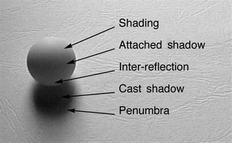 Definitions Of Shadows Shading Is The Variation Of Reflected Light On Download Scientific