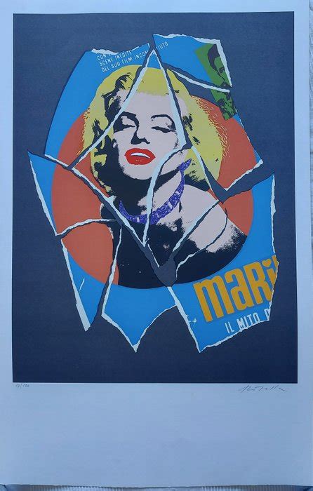 Mimmo Rotella 1918 2006 Marylin Il Mito Catawiki