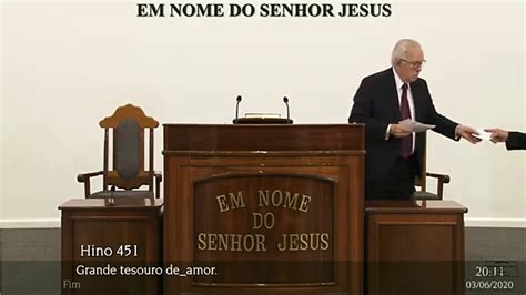 Culto Online Ccb Br S Youtube