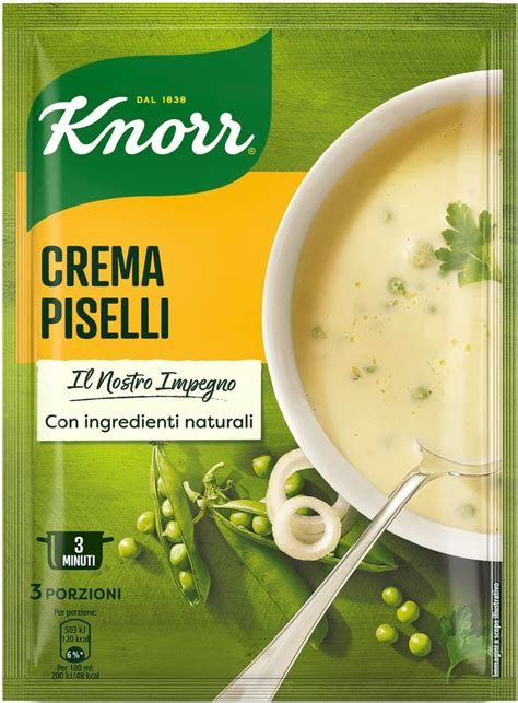 Knorr Crema Con Piselli Piatti Pronti Knorr Con Ingredienti Naturali Senza Coloranti E Senza