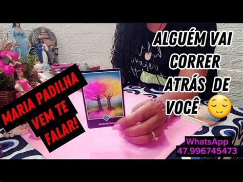 MARIA PADILHA VEM TE FALAR ALGUÉM VAI CORRER ATRÁS DE VOCÊ