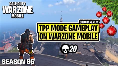 WARZONE MOBILE TPP MODE YouTube