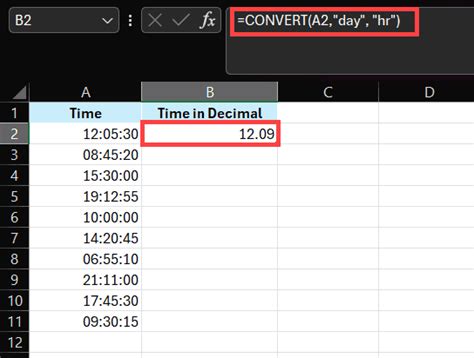 Convert Time To Decimal In Excel 5 Easy Ways