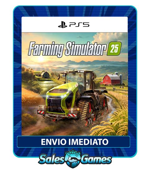 Farming Simulator 25 Ps5 Edição Padrão Primária Mídia Digital