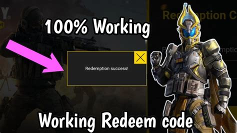 Garena Working Redeem Code Codm Cod Mobile Redeem Code Call Of